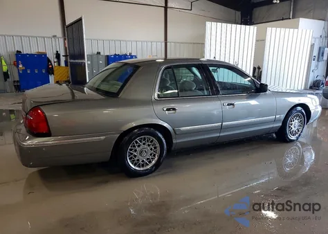 2002 Mercury Grand Marquis Gs из США, поврежденный, VIN 2MEFM74W72X655748